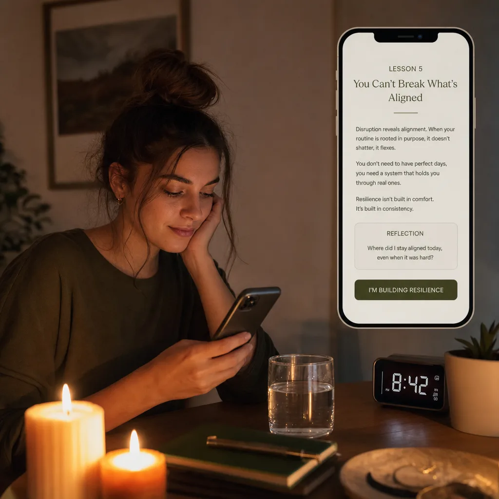 Read the lessons on your phone